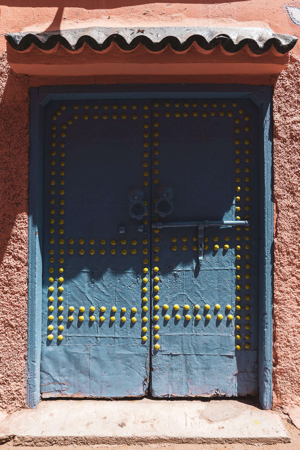 Marrakech ornate door #1