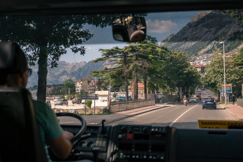 With weather like this, even bus rides serve as nice tours.